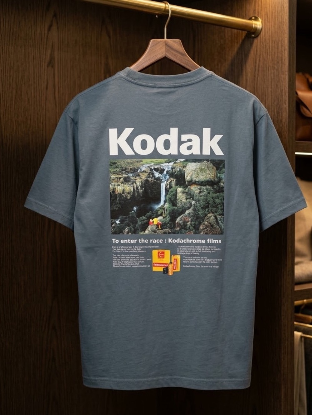 Kodak Apparel Graphic T-Shirt Charcoal L